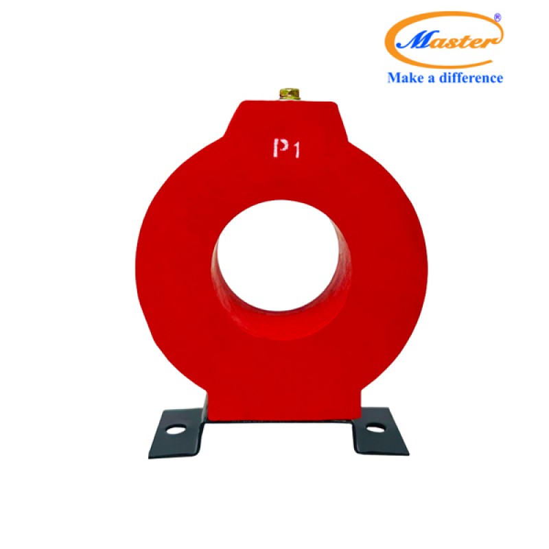 Biến Dòng Đo Lường MCT 400/5A CL1.0 15VA Master - Đúc Epoxy Tròn Đỏ