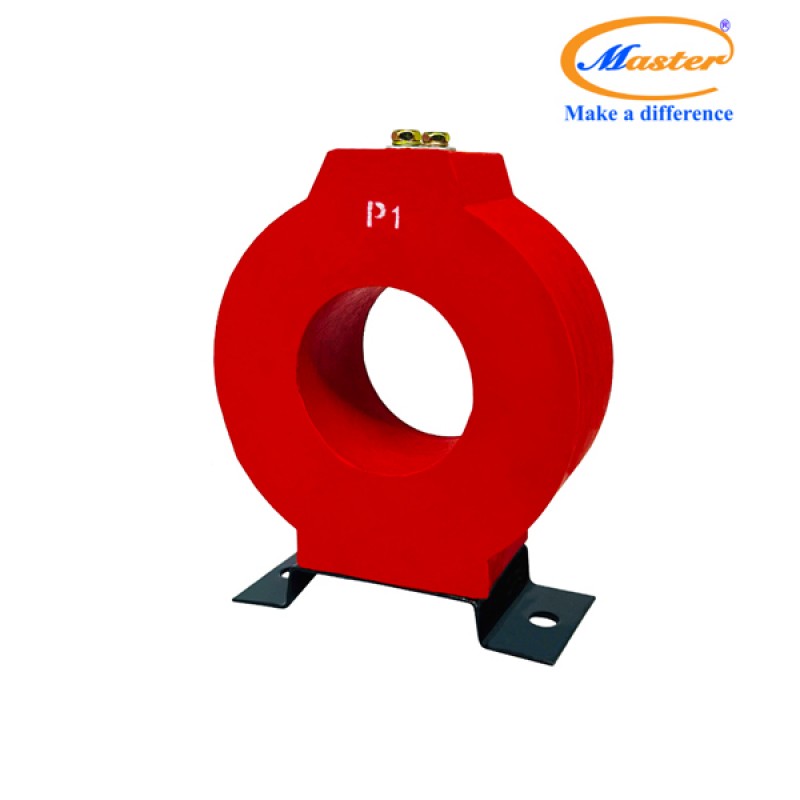 Biến Dòng Đo Lường MCT 400/5A CL1.0 15VA Master - Đúc Epoxy Tròn Đỏ