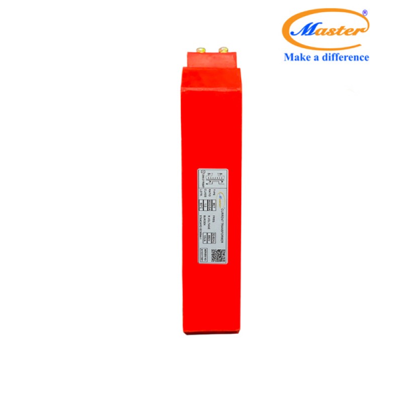 Biến Dòng Đo Lường MCT 6000/5A CL1.0 15VA Master - Đúc Epoxy Vuông Đỏ