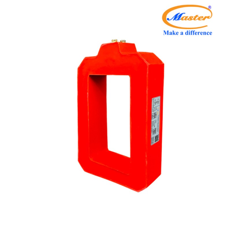 Biến Dòng Đo Lường MCT 6300/5A CL1.0 15VA Master - Đúc Epoxy Vuông Đỏ