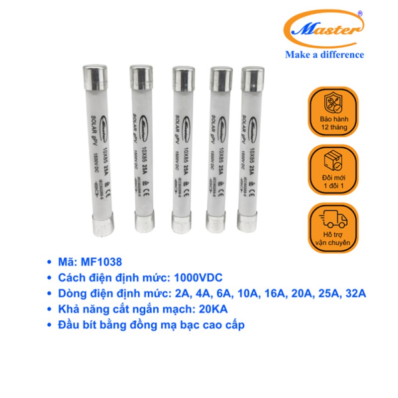 Cầu Chì Ống DC MF1038 Master