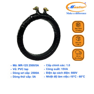 Biến Dòng Băng Quấn MR-125 2500/5A CL1.0 15VA