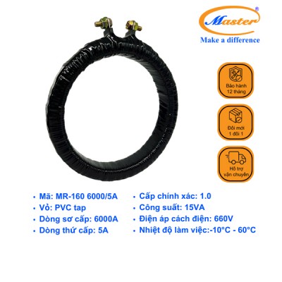 Biến Dòng Băng Quấn MR-160 6000/5A CL1.0 15VA