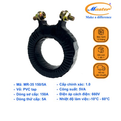 Biến Dòng Băng Quấn MR-35 150/5A CL1.0 5VA