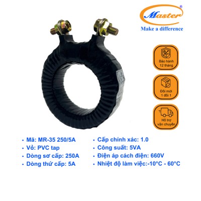 Biến Dòng Băng Quấn MR-35 250/5A CL1.0 5VA