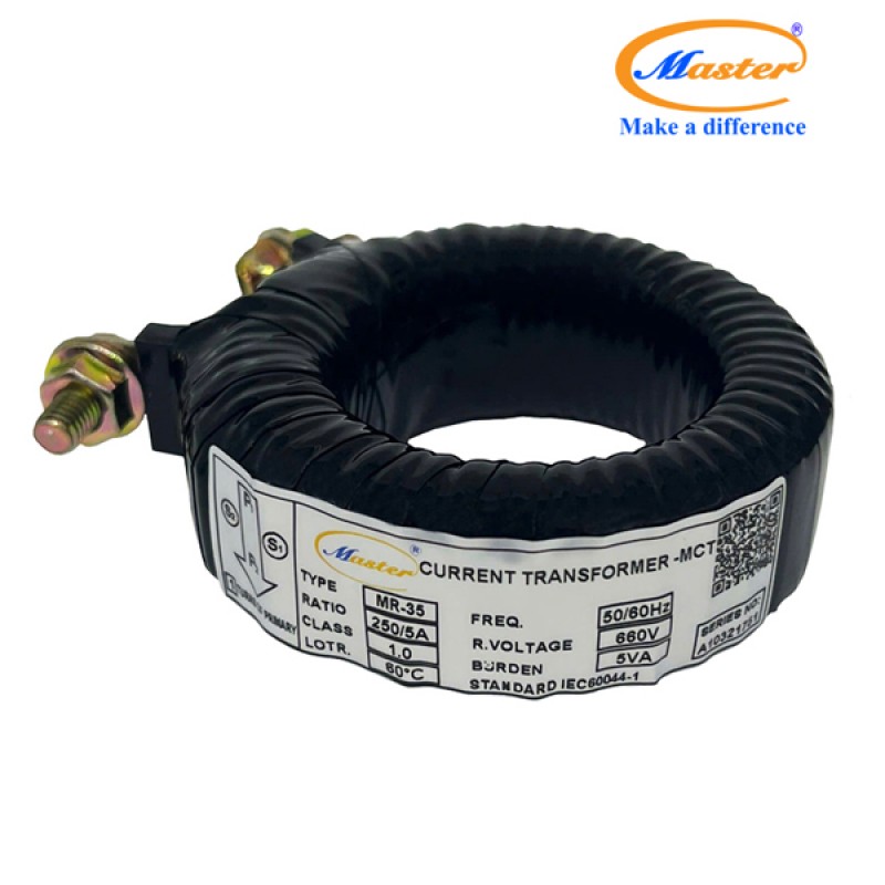 Biến Dòng Băng Quấn MR-35 250/5A CL1.0 5VA