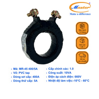 Biến Dòng Băng Quấn MR-45 400/5A CL1.0 10VA