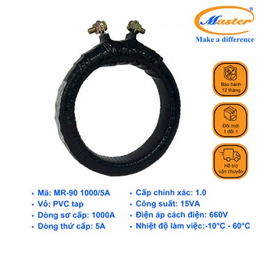 Biến Dòng Băng Quấn MR-90 1000/5A CL1.0 15VA