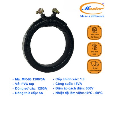Biến Dòng Băng Quấn MR-90 1200/5A CL1.0 15VA