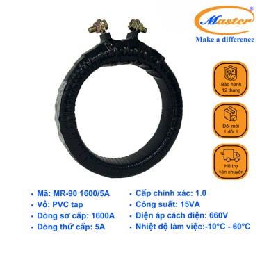 Biến Dòng Băng Quấn MR-90 1600/5A CL1.0 15VA