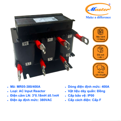 Cuộn Kháng Ngõ Vào AC MR-05-380/400A Master
