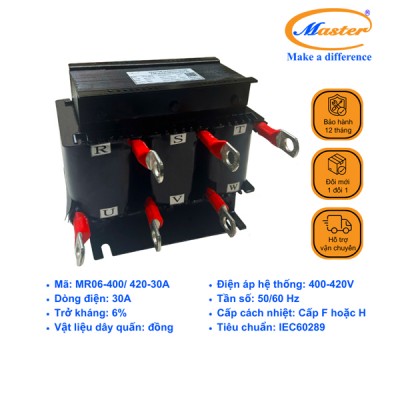 Cuộn Kháng Ngõ Vào Biến Tần MR06-400/420-30A