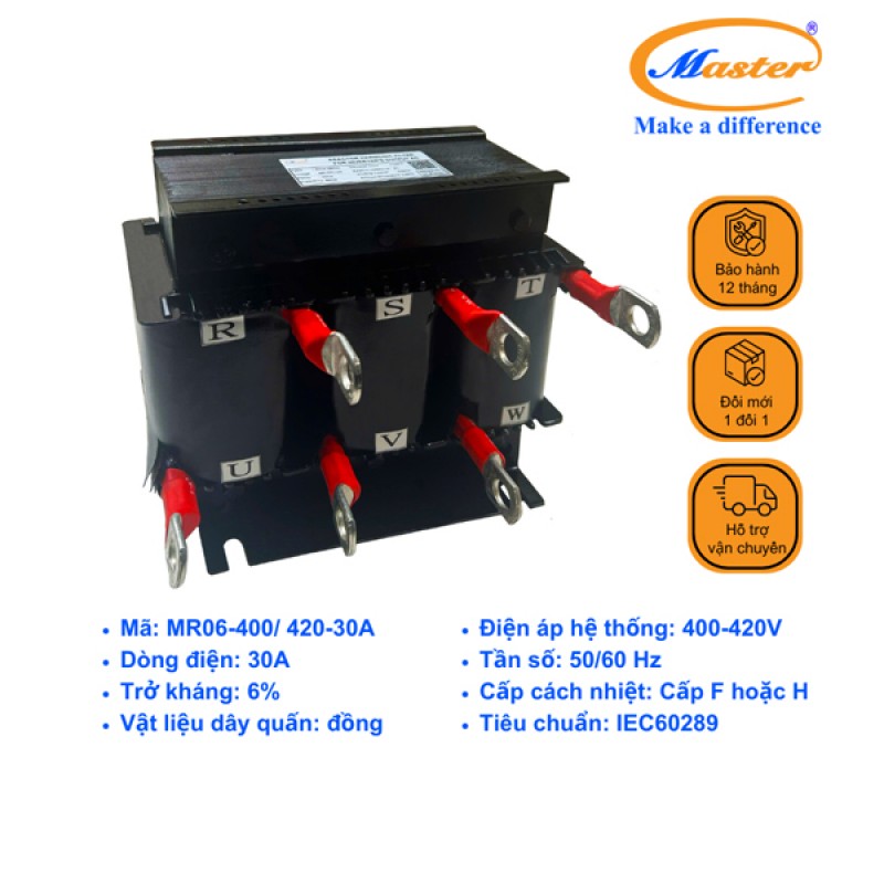 Cuộn Kháng Ngõ Vào Biến Tần MR06-400/420-30A