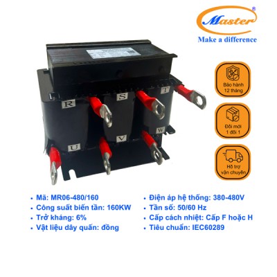 Cuộn Kháng Lọc Sóng Hài Ngõ Vào Biến Tần MR06-480/160