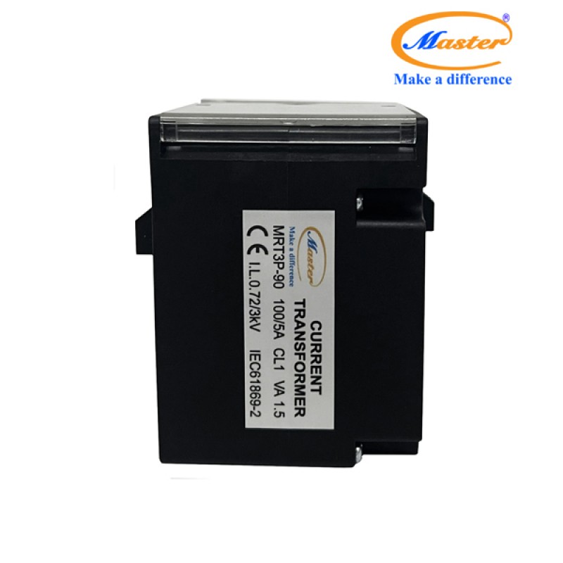 Biến Dòng Đo Lường Hộp Nhựa 3 Pha MRT3P-90 100/5A CL1.0 1.5VA Master