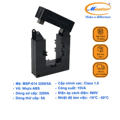Biến Dòng Hở MSP-614 3200/5A Master