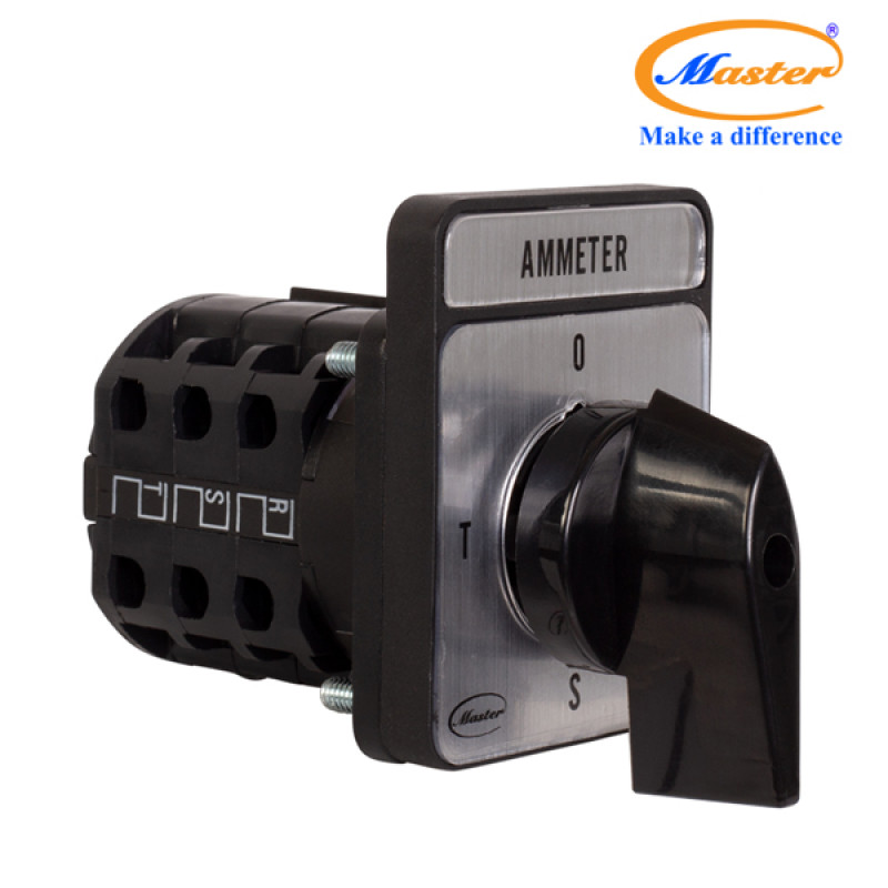 Chuyển Mạch Ampe 4 Vị Trí 64x79 Master