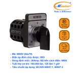 Chuyển Mạch Volt 7 Vị Trí 64x79 Master
