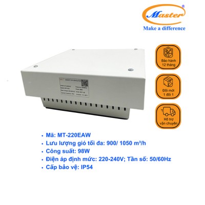 Quạt Hút Gắn Mái Tủ Điện MT-220EAW