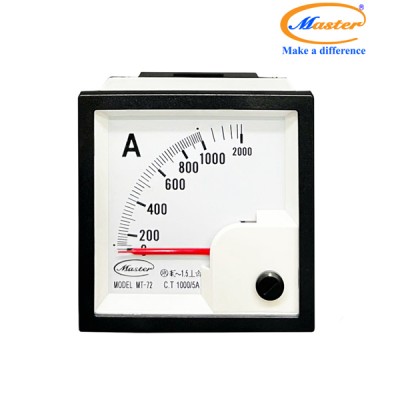 Đồng Hồ Đo Ampe MT-72 1000/5A CL1.5 Master