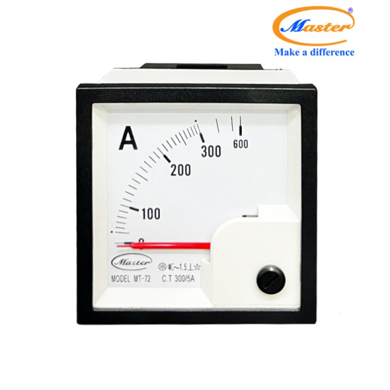 Đồng Hồ Đo Ampe MT-72 300/5A CL1.5 Master