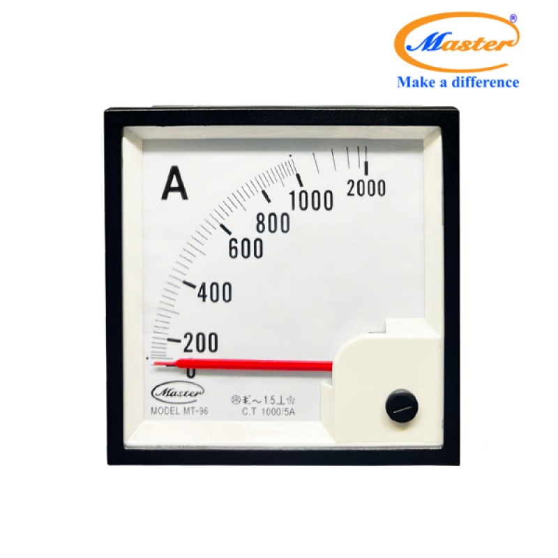 Đồng Hồ Đo Ampe MT-96 1000/5A CL1.5 Master