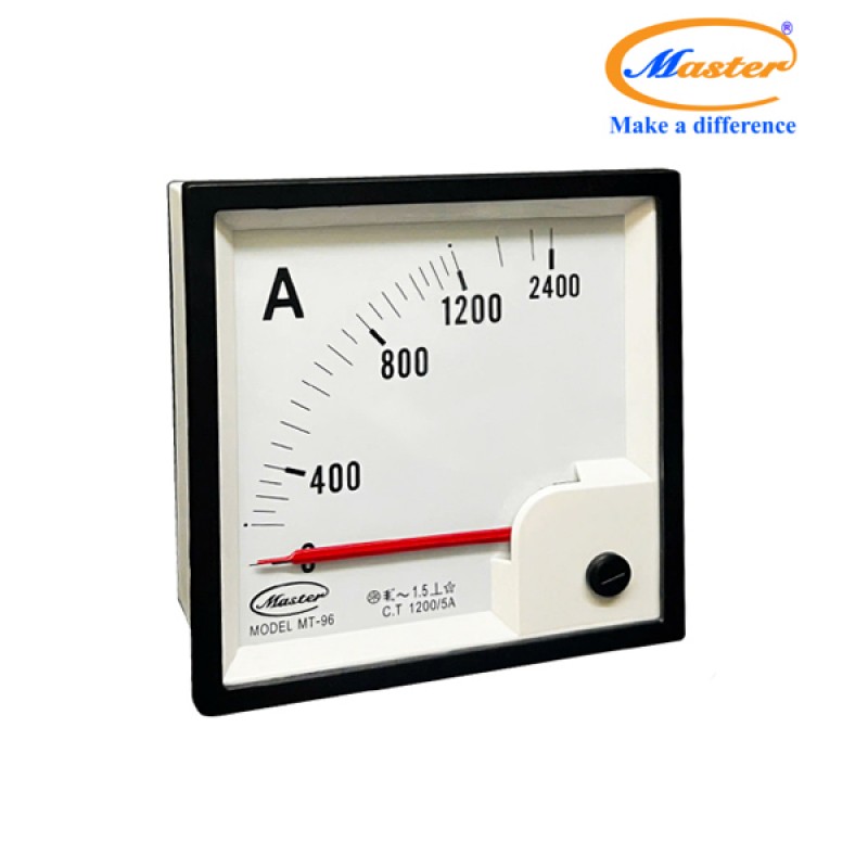 Đồng Hồ Đo Ampe MT-96 1200/5A CL1.5 Master