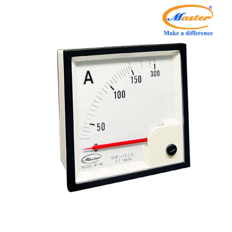 Đồng Hồ Đo Ampe MT-96 150/5A CL1.5 Master