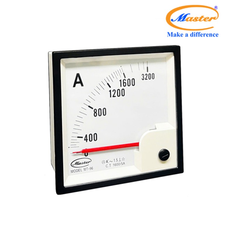 Đồng Hồ Đo Ampe MT-96 1600/5A CL1.5 Master