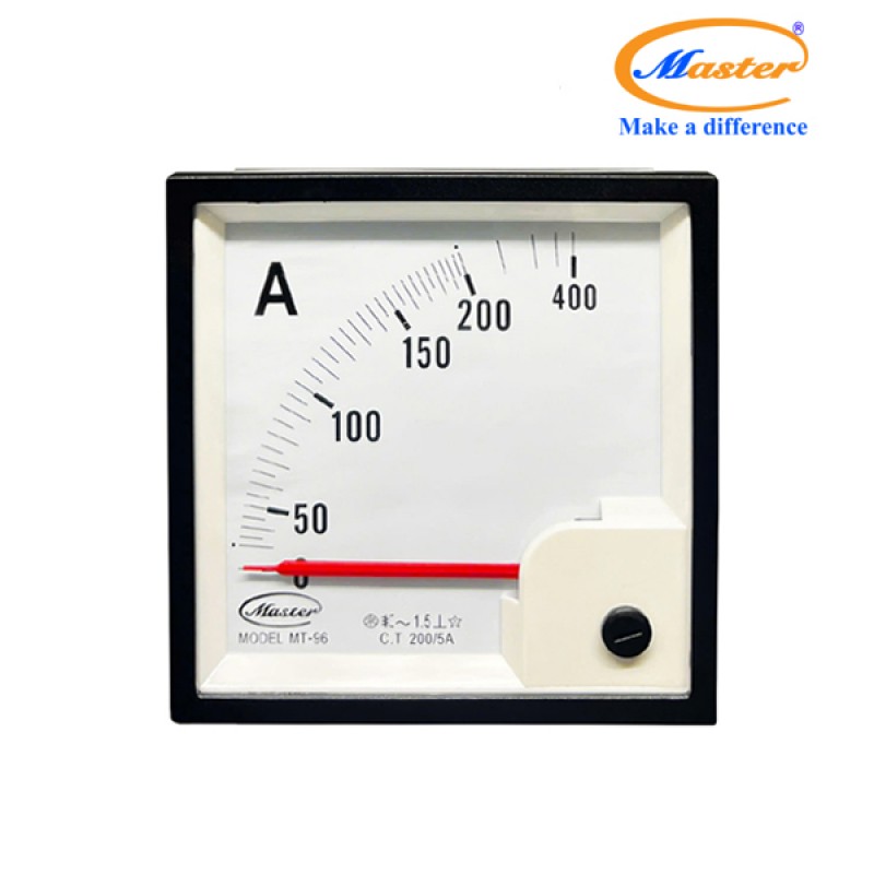 Đồng Hồ Đo Ampe MT-96 200/5A CL1.5 Master