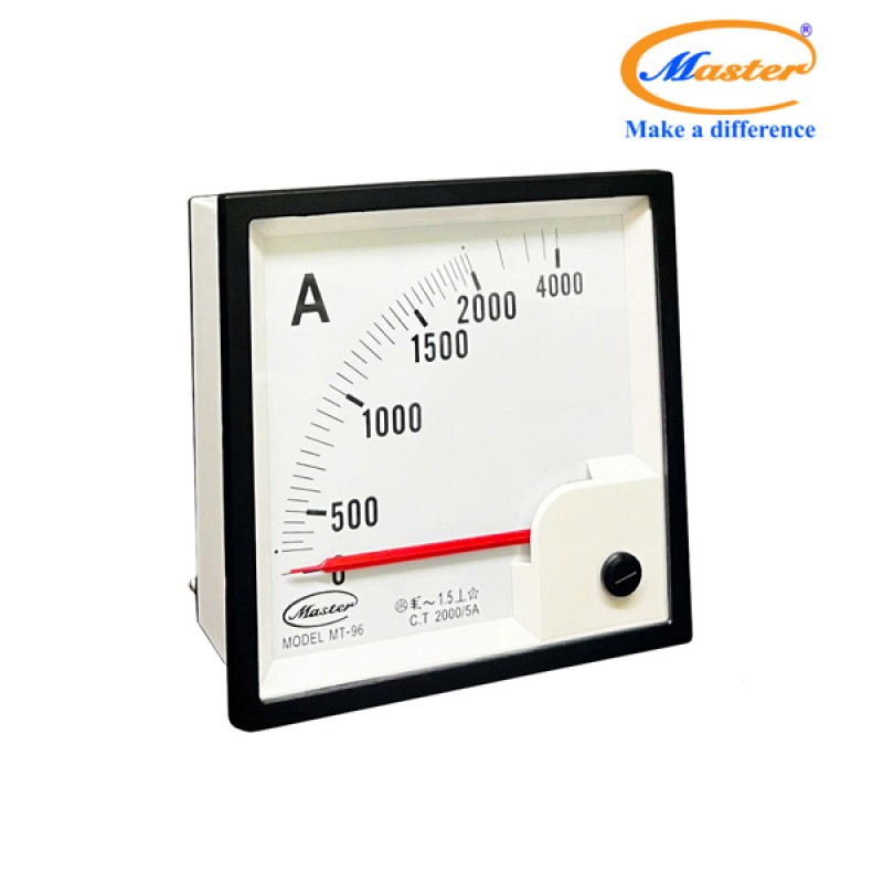 Đồng Hồ Đo Ampe MT-96 2000/5A CL1.5 Master