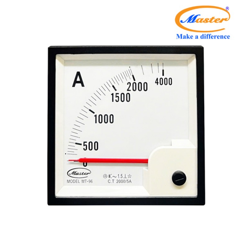 Đồng Hồ Đo Ampe MT-96 2000/5A CL1.5 Master