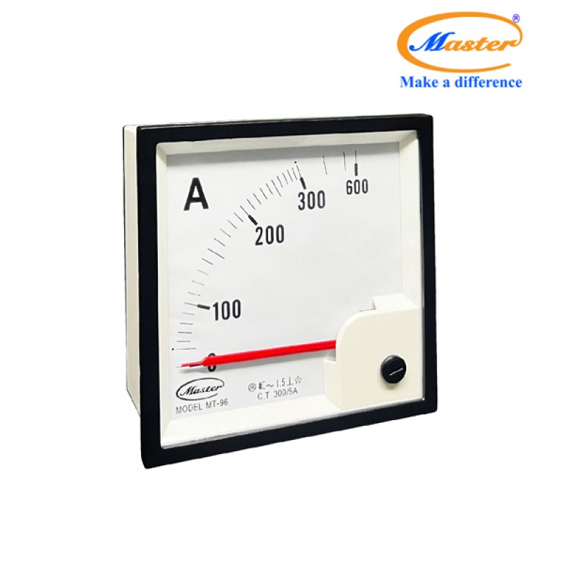 Đồng Hồ Đo Ampe MT-96 300/5A CL1.5 Master