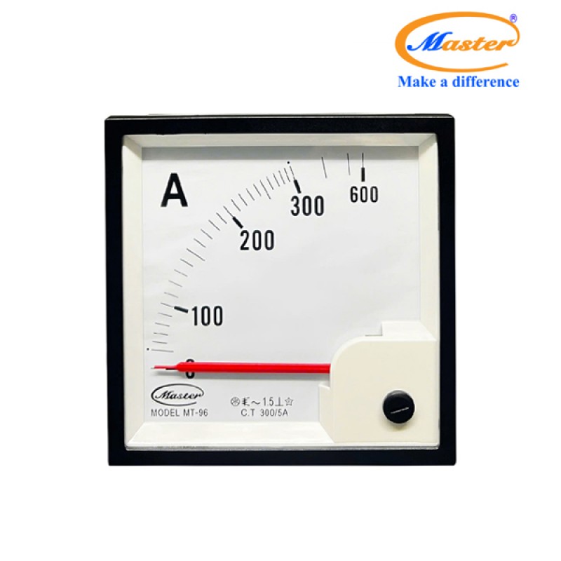Đồng Hồ Đo Ampe MT-96 300/5A CL1.5 Master