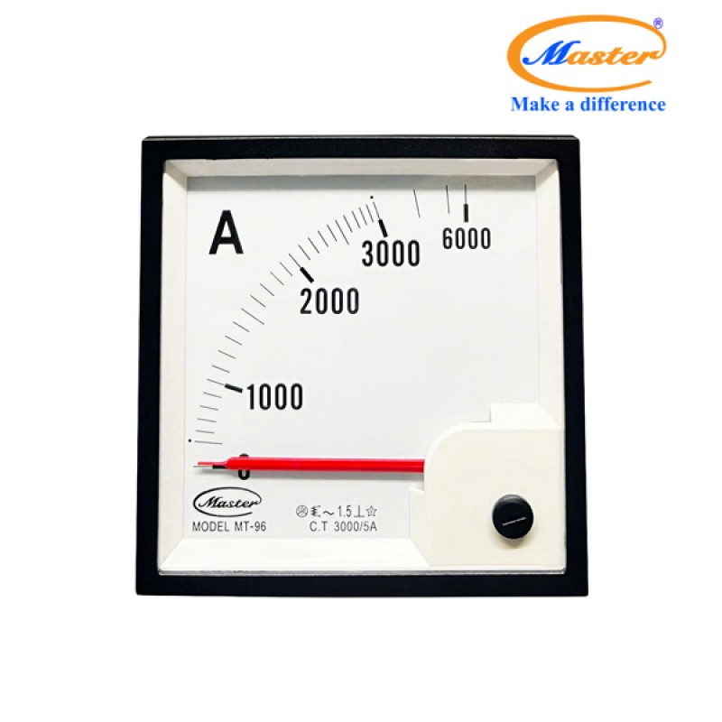 Đồng Hồ Đo Ampe MT-96 3000/5A CL1.5 Master