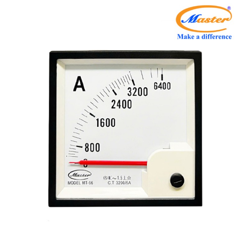Đồng Hồ Đo Ampe MT-96 3200/5A CL1.5 Master