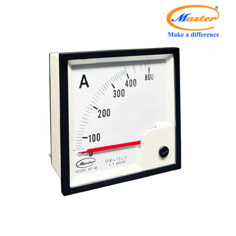 Đồng Hồ Đo Ampe MT-96 400/5A CL1.5 Master