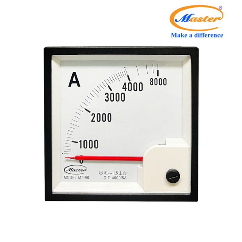 Đồng Hồ Đo Ampe MT-96 4000/5A CL1.5 Master