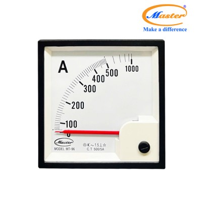Đồng Hồ Đo Ampe MT-96 500/5A CL1.5 Master