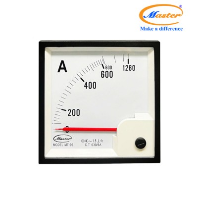 Đồng Hồ Đo Ampe MT-96 630/5A CL1.5 Master