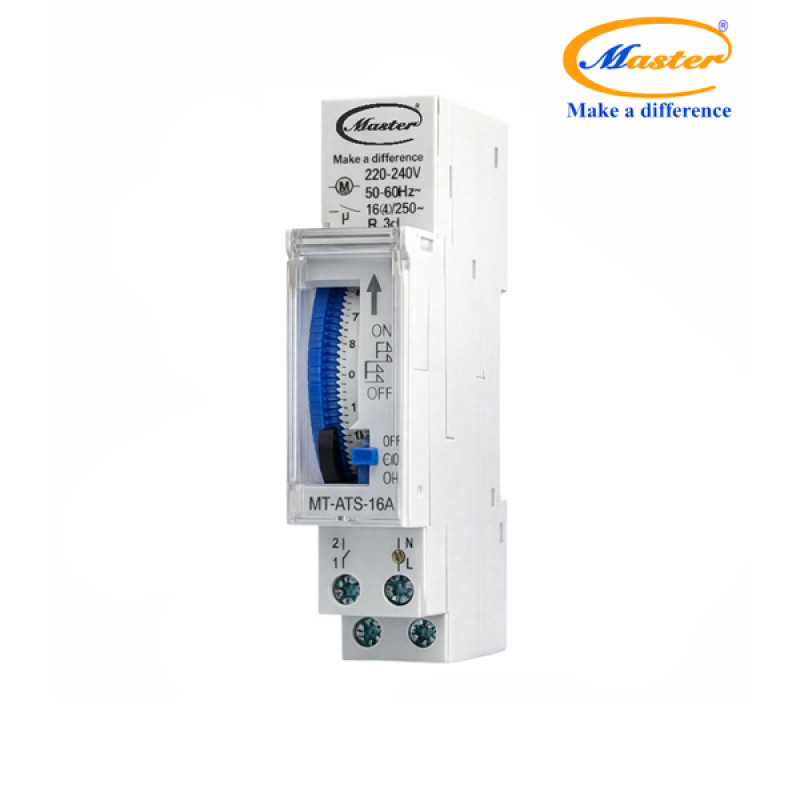 Timer 24H Loại Cơ MT-ATS-16A Master