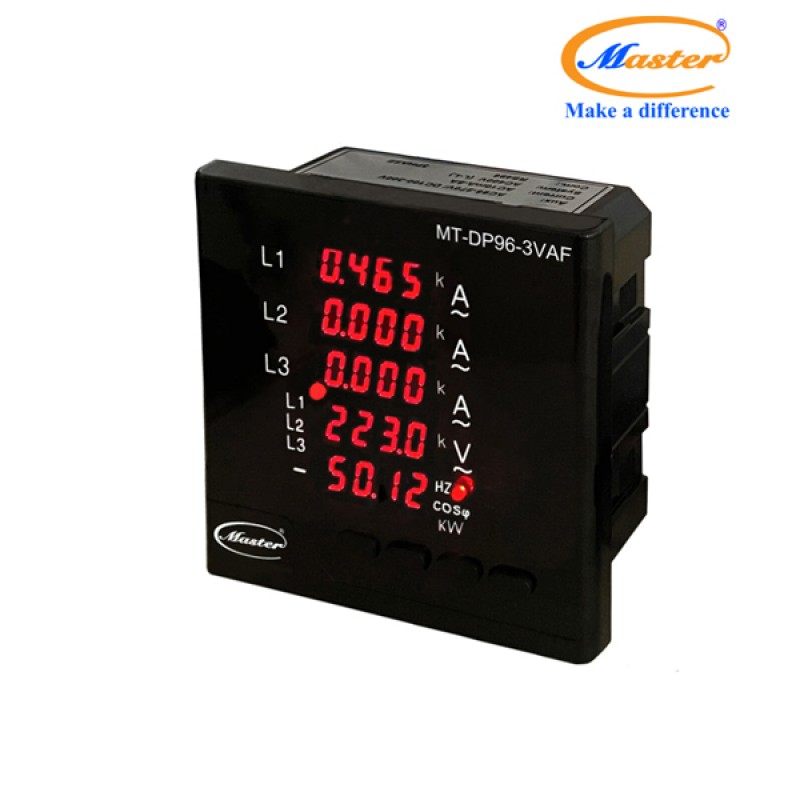 Đồng Hồ Đo Tần Số - Điện Áp - Dòng Điện 3 Pha MT-DP96-3VAF