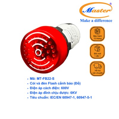 Còi Và Đèn Flash Cảnh Báo Master