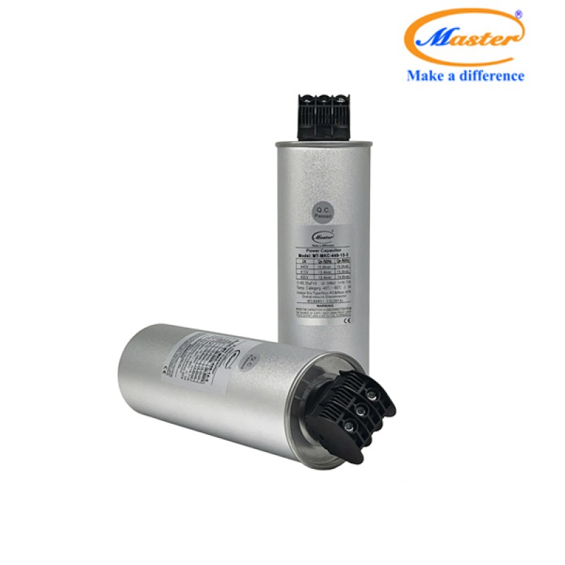 Tụ Bù Chống Cháy Nổ Master Tròn Loại Khô 3P 15KVAR 440VAC
