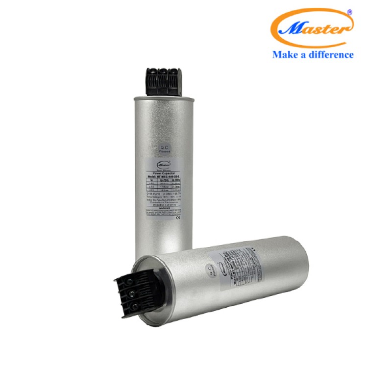 Tụ Bù Chống Cháy Nổ Master Tròn Loại Khô 3P 20KVAR 440VAC