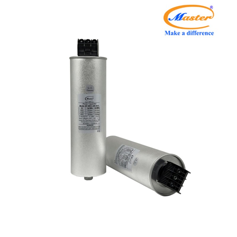 Tụ Bù Chống Cháy Nổ Master Tròn Loại Khô 3P 20KVAR 440VAC