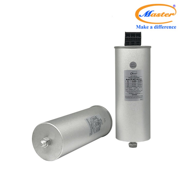 Tụ Bù Chống Cháy Nổ Master Tròn Loại Khô 3P 30KVAR 440VAC