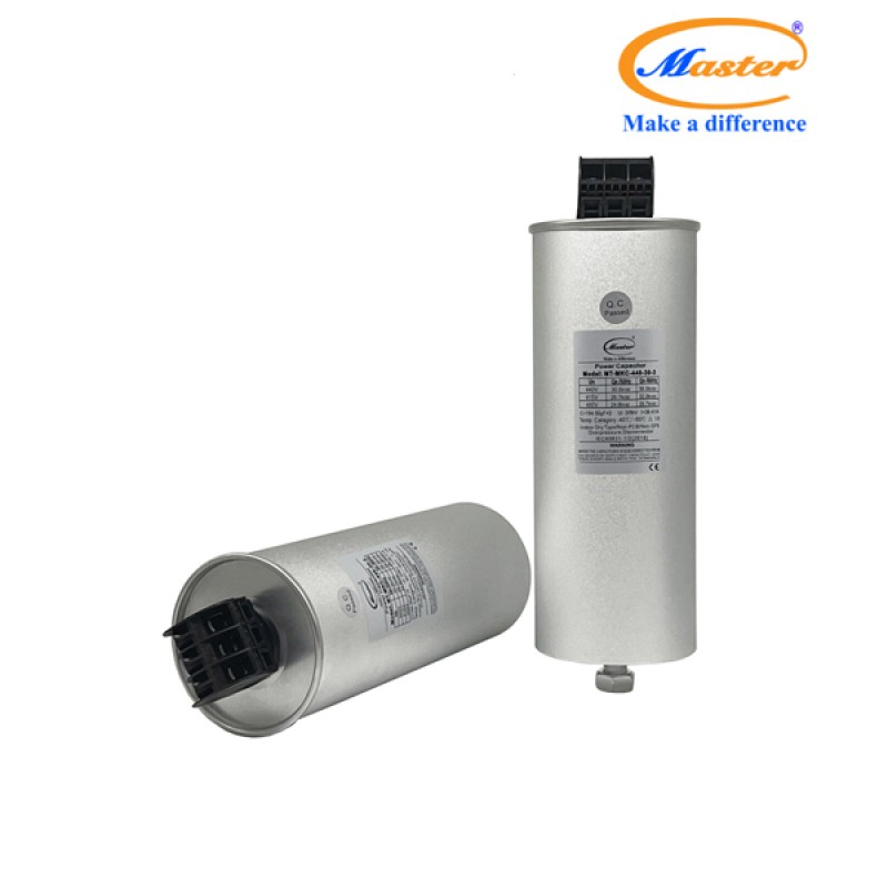 Tụ Bù Chống Cháy Nổ Master Tròn Loại Khô 3P 30KVAR 440VAC