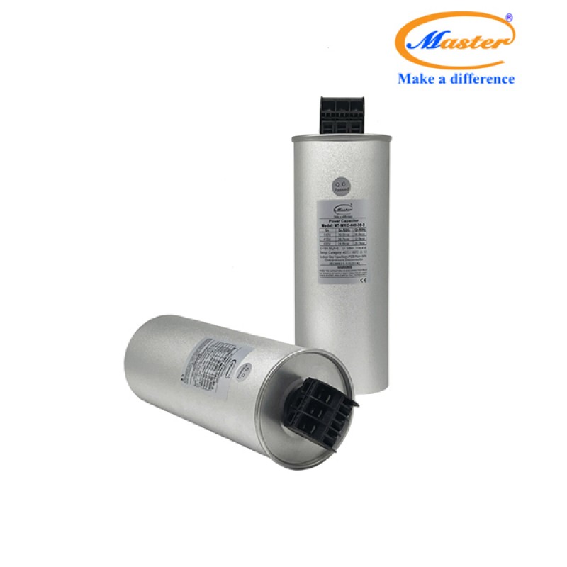 Tụ Bù Chống Cháy Nổ Master Tròn Loại Khô 3P 30KVAR 440VAC