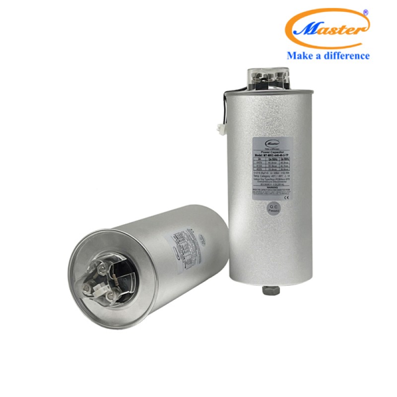 Tụ Bù Chống Cháy Nổ Master Tròn Loại Khô 3P 40KVAR 440VAC